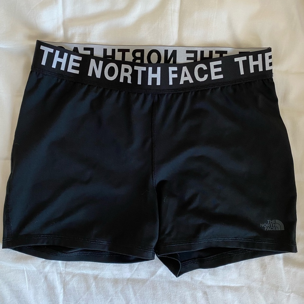The North Face biker shorts high rise size large